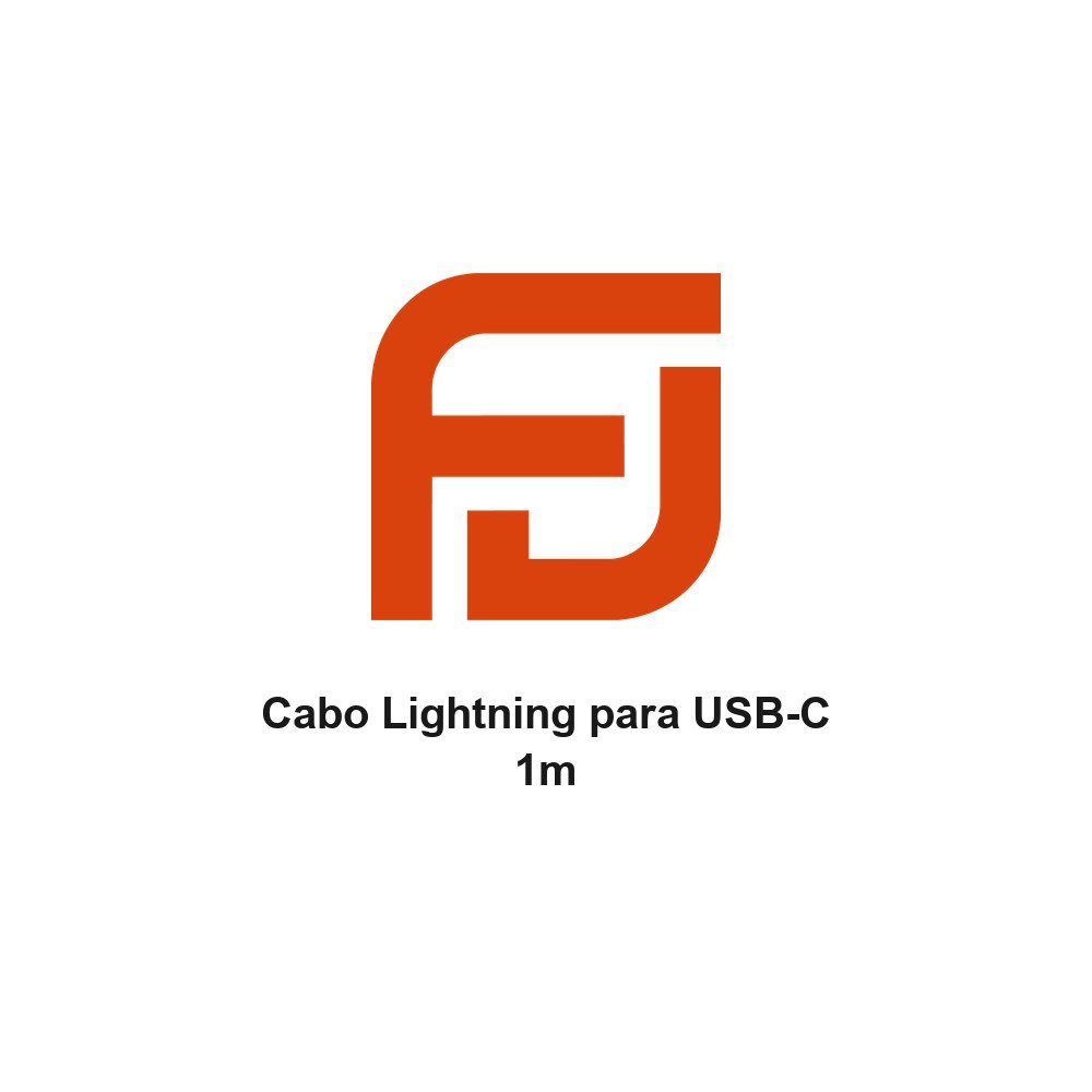Cabo Lightning para USB-C 1m