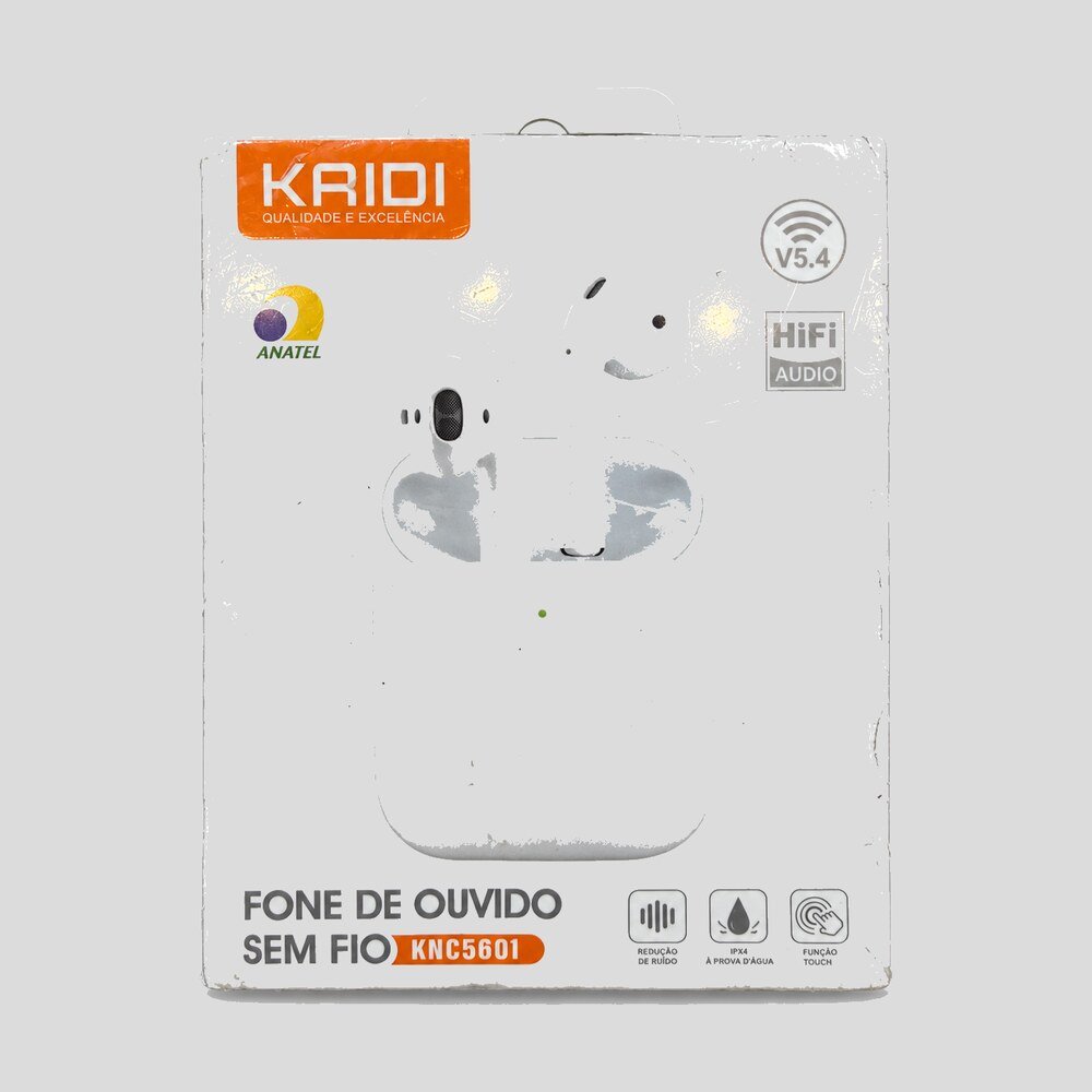 Fone de Ouvido Sem Fio Bluetooth 5.4 Hi-Fi Kaidi