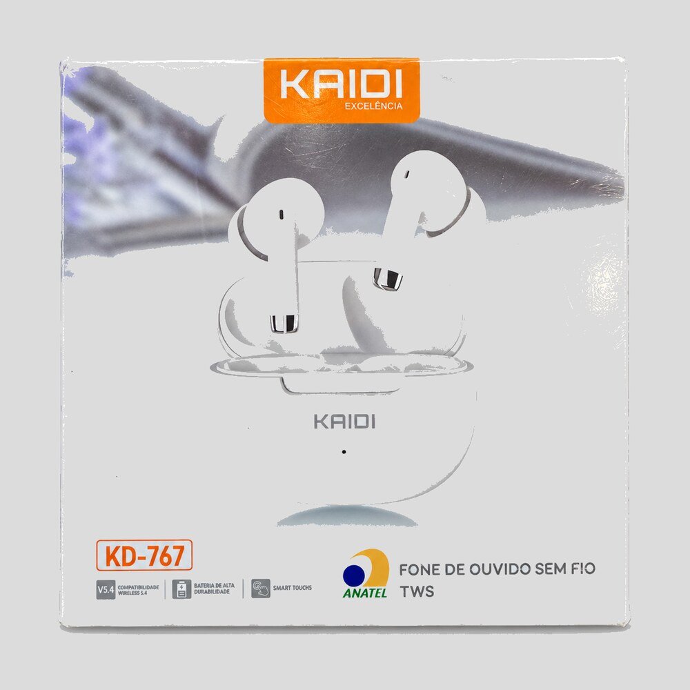Fone de Ouvido Sem Fio TWS com Estojo Kaidi