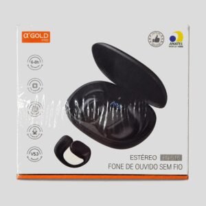 Fone de Ouvido Sem Fio Bluetooth 5.3 Estéreo αGold Pro
