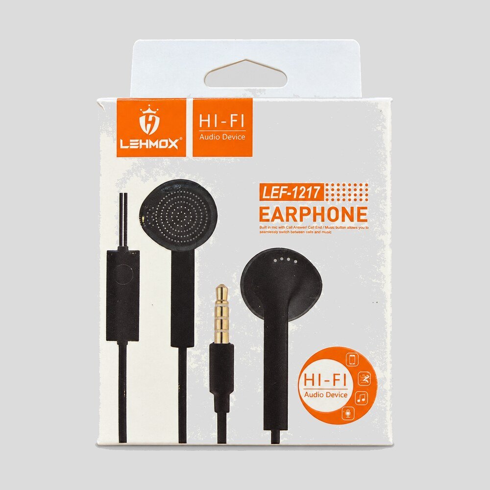 Fone de Ouvido com Fio Hi-Fi P2 3,5 mm Lehmox