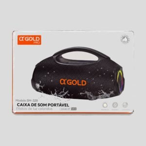 Caixa de Som 70W com Efeitos de Luz αGold Pro